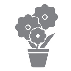 Simple Potted Flowers