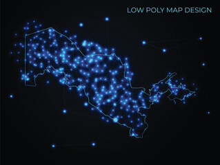 abstract digital networking connectivity vector map design	