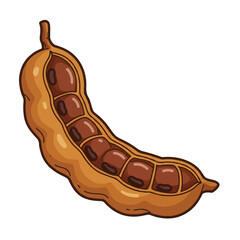 Vintage-style illustration of an angry T-Rex in a pod, resembling a cocoa pod, against a clean white background with warm earthy tones.