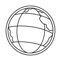 Naklejka premium globe Svg