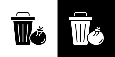 Waste icon vector illustration - high quality black style vector icons