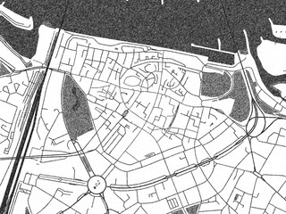 Illustrated City Map Nijmegen Centrum