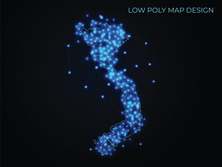 abstract digital networking connectivity vector map design	
