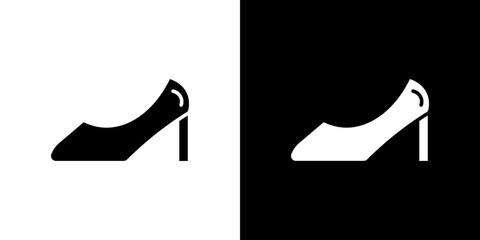 High heel shoes icon vector illustration - high quality black style vector icons