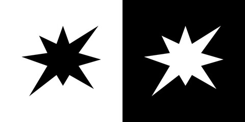 Explosion icon vector illustration - high quality black style vector icons