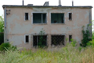 old dilapidated building