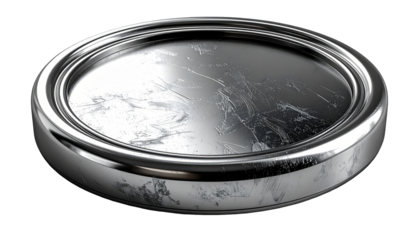 Metallic disc with textured surface