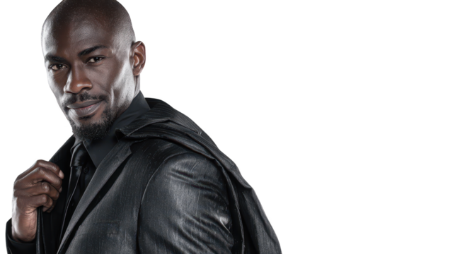 Professional businessman in a suit and tie, portrait of modern corporate style