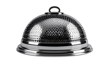 Polished metal dome cover