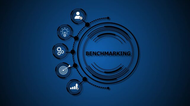 Benchmarking is the process of comparing business processes, performance metrics, or practices against industry standards or best practices to identify improvement opportunities.