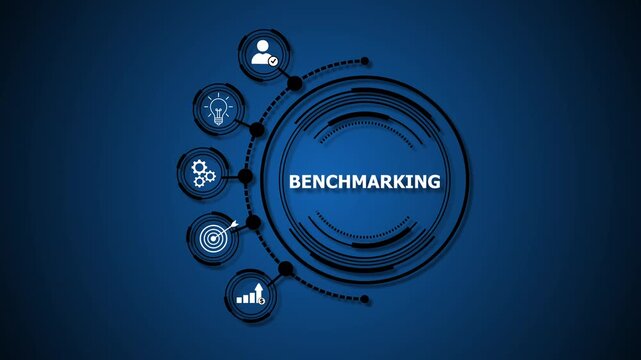 Benchmarking is the process of comparing business processes, performance metrics, or practices against industry standards or best practices to identify improvement opportunities.