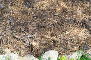 Natural organic fertilizer for gardens and fields