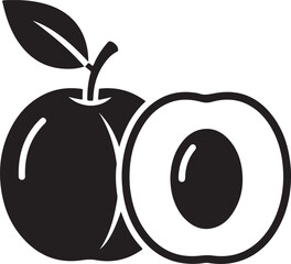vector illustration of an apple