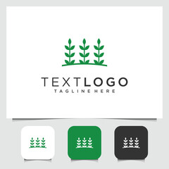 Elegant maple leaf emblem for branding with aquatic and organic concept