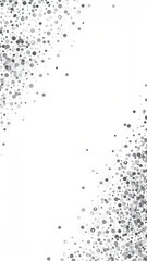 Fototapeta premium Abstract silver glitter border