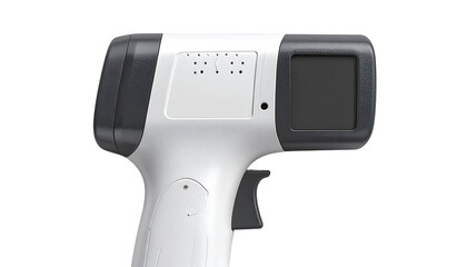 Digital handheld thermometer, back view