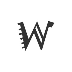 Modern Letter W Logo Design | Stylish Alphabet W Vector Branding
