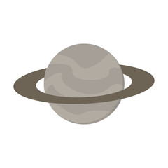 Colorful planet illustration. Vector illustration