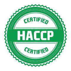  HACCP Certified Green Stamp - Food Safety Approved Seal