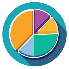 Obraz premium vector pie chart