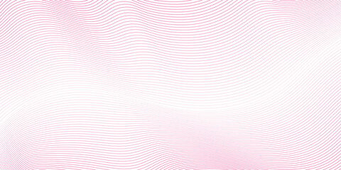 Vibrant abstract colourful wave lines on dark background | Network connection | Bigdata | Red wave of illumination in futuristic | Minimalistic abstract background with lines