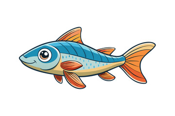 fish on a white background