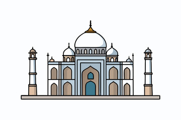 vector illustration of old houses