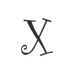 Modern Letter X Logo Design | Stylish Alphabet X Vector Branding
