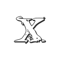 Modern Letter X Logo Design | Stylish Alphabet X Vector Branding
