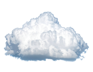 Fluffy white cumulus cloud (2)