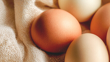 eggs on a wooden table