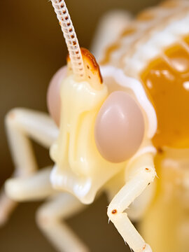 Coastal Tidytips (Layia platyglossa). Immature Capitulum Closeup