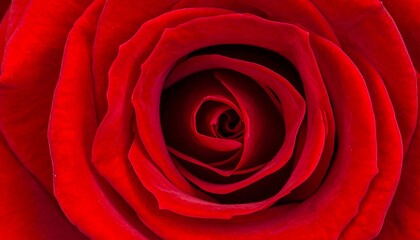 Close-up of a deep red rose