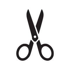 Vector art of a pair of scissors, symbolizing cutting, crafting, and precision, representing a versatile tool for various tasks, and the concept of separation or division, often associated with creati