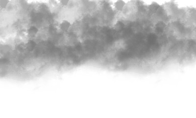 Abstract Cloud Texture with Dark Smoke Border on Transparent Center