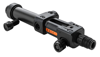 Modern industrial component with intricate design