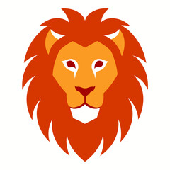 lion head vector