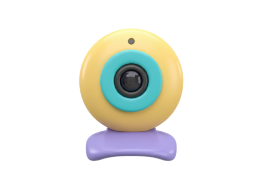 Isolated webcam camera device for computer, virtual meeting, streaming, video calling platform