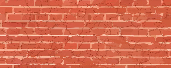 Red brick wall texture background, brick wall texture for interior or exterior design backdrop.