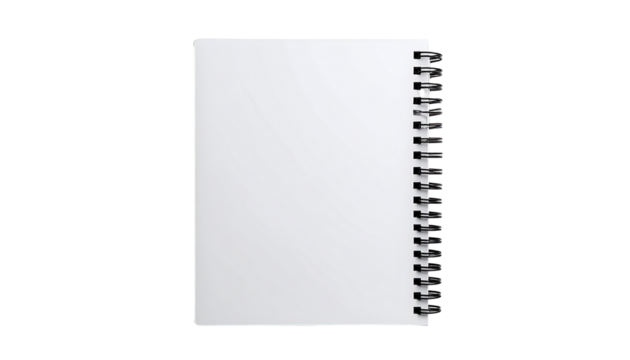 Blank spiral-bound notebook (2)