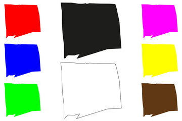 Nilai city (Malaysia) map vector illustration, scribble sketch Nilai map