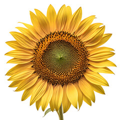 Fototapeta premium sunflower isolated