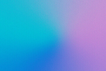 Abstract grainy noisy purple pink and blue gradient background