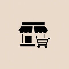 Obraz premium vector illustration of a shopping cart