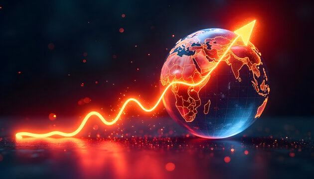 planet earth in the space