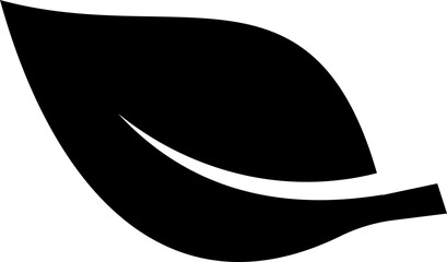 leaf icon vector illustration designed in a modern flat style with clean shapes, vibrant , symbolism, created for use in natural branding, environmental campaigns, and sustainable product packaging.