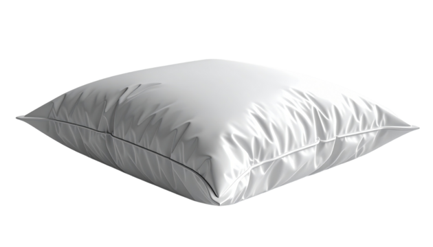 Blank square pillow, 3D render