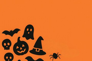 halloween background with pumpkin