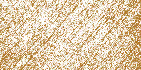 Abstract golden metallic texture pattern on a beige burlap fabric background
