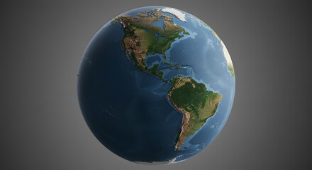 Fototapeta premium Americas globe image